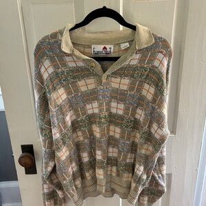 Florence Tricot Men's Multicolor Crewneck Sweater